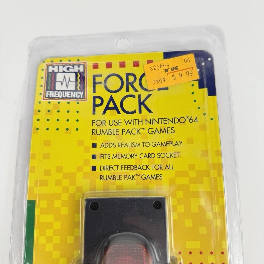 High Frequency N64 Force Pack For Nintendo 64 Rumble Pack Brand New Sealed